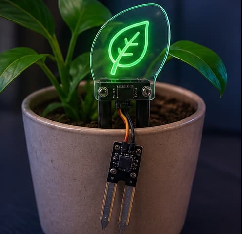 PlantHi 植物提醒牌 AI 概念效果图